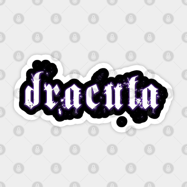 dracula Sticker by ATGoth